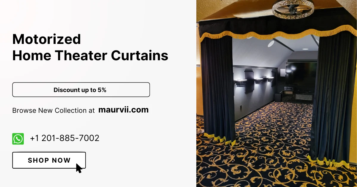 Black Home Theater Curtains