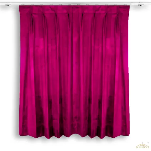 Pink curtains measure 180 x 120.
