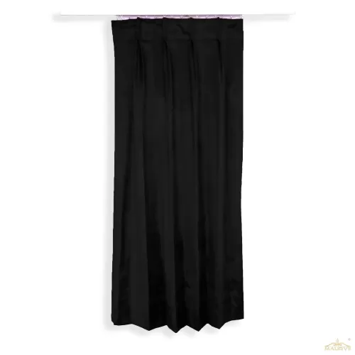 Velvet made black theater curtains