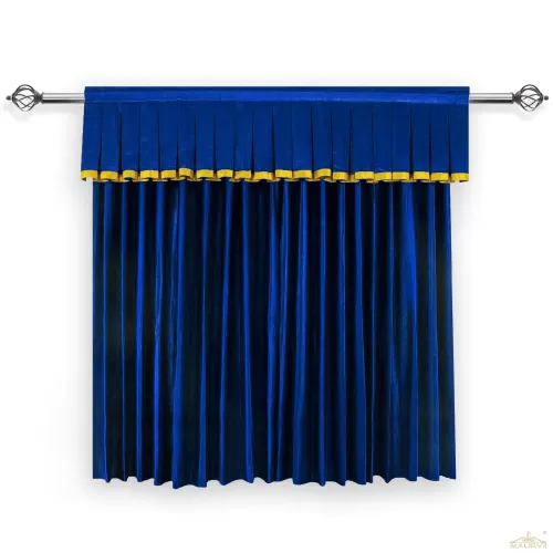Blue Colored Theatre Curtains