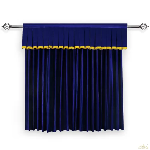 Cinema Screen Curtains In Blue Color