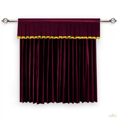 For the theatre room, cinema curtains