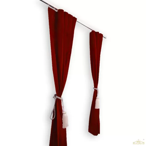 Drapes for church stage with tassels