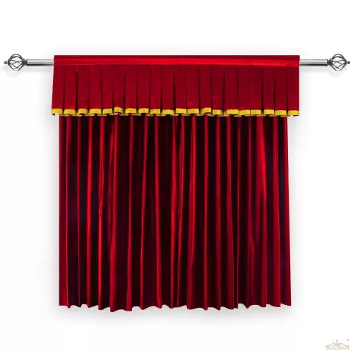 Fire Curtain Theatre With Valance Installed