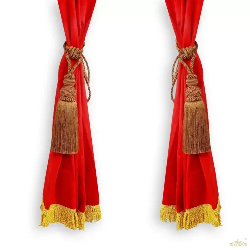 Fringe Backdrop in Gold with Tassel