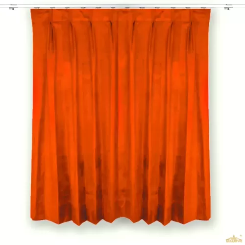 Luxury Made To Measure Curtains In Rust Color