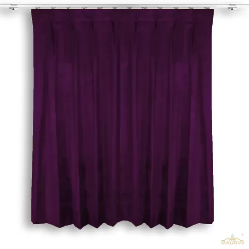 Pleated Made To Measure Door Curtain.