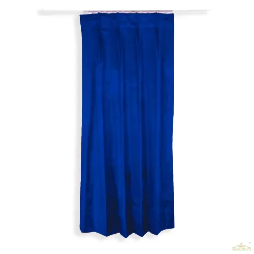 velvet theater curtains in royal blue color