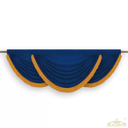 Rod pocket valance curtains